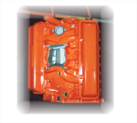 Actual orange engine project from the W. Kendall archive